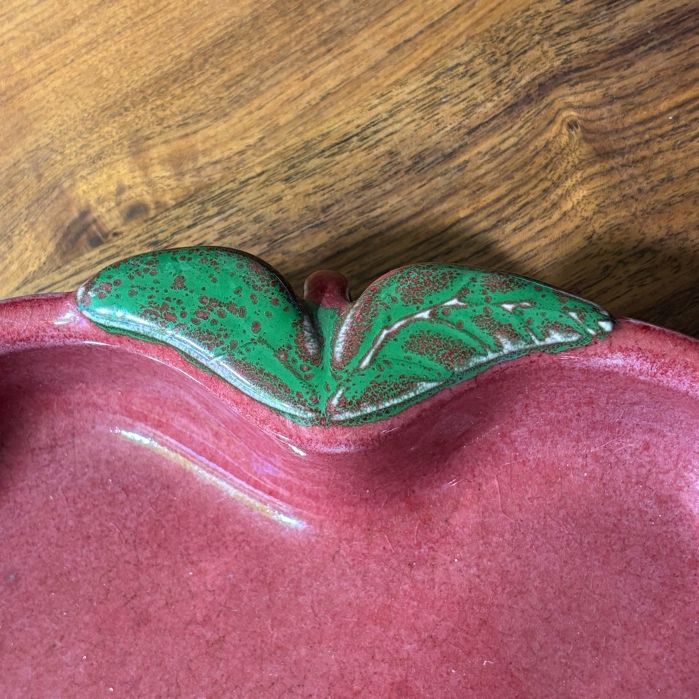 Vintage ceramic Apple Cobbler recipe baking dish - Picture 3 of 6